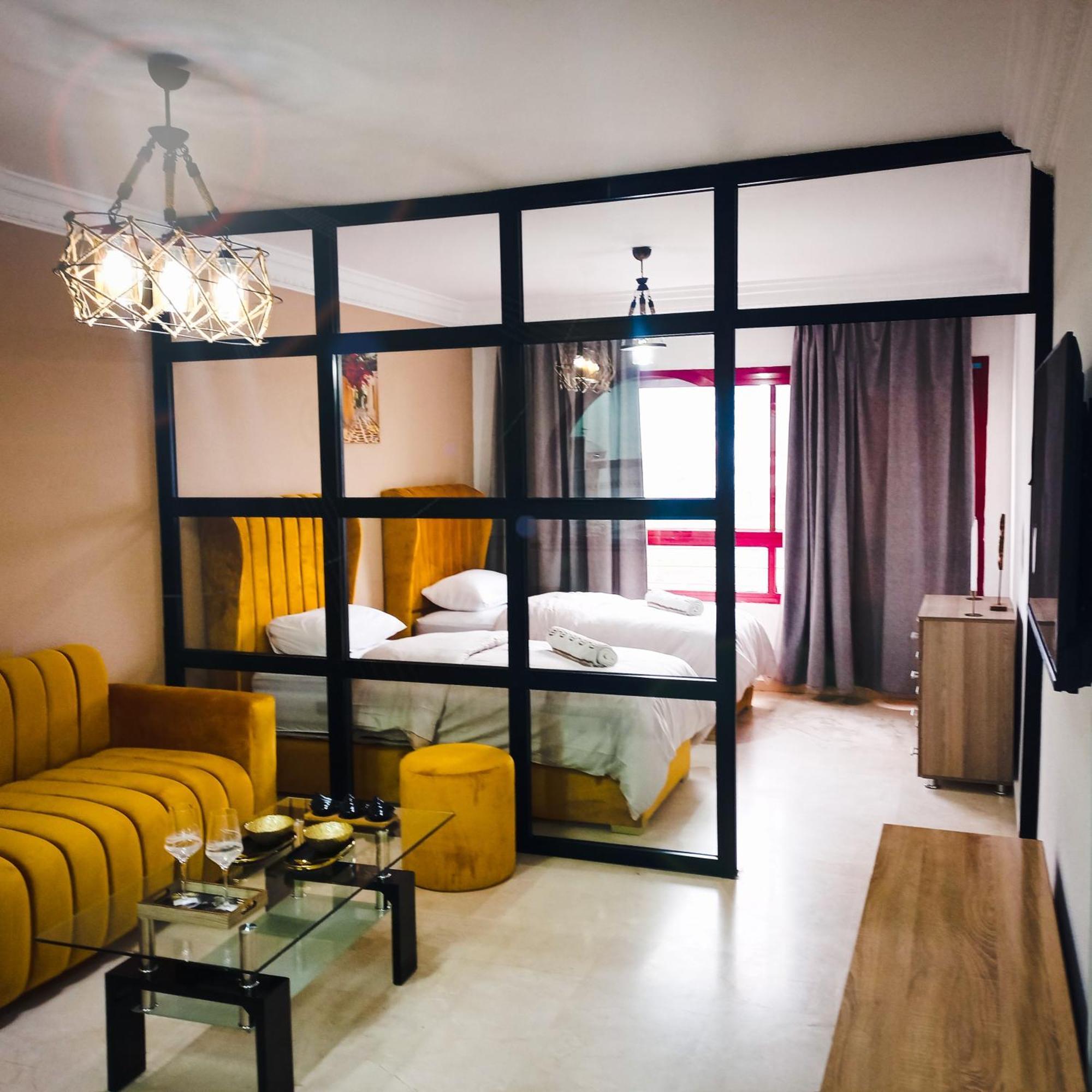 Nouveau Appartement Au Plein Centre Ville En Face Hilton & La Gare De Train Tgv M2 Tanger Buitenkant foto