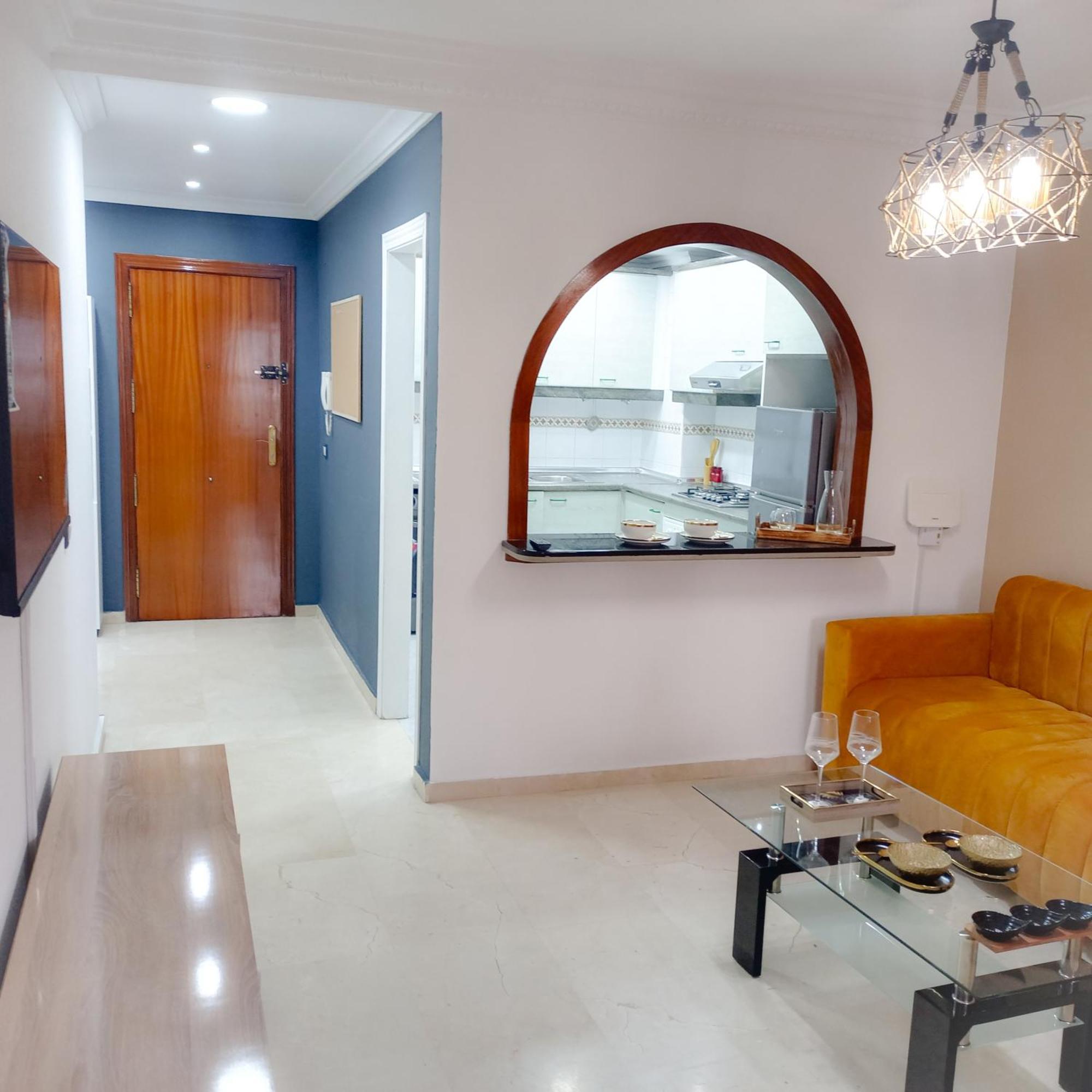 Nouveau Appartement Au Plein Centre Ville En Face Hilton & La Gare De Train Tgv M2 Tanger Buitenkant foto